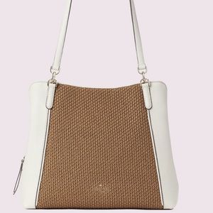 Kate Spade Jackson Straw M Triple Compartment